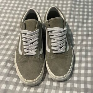 VANS sage green skater style